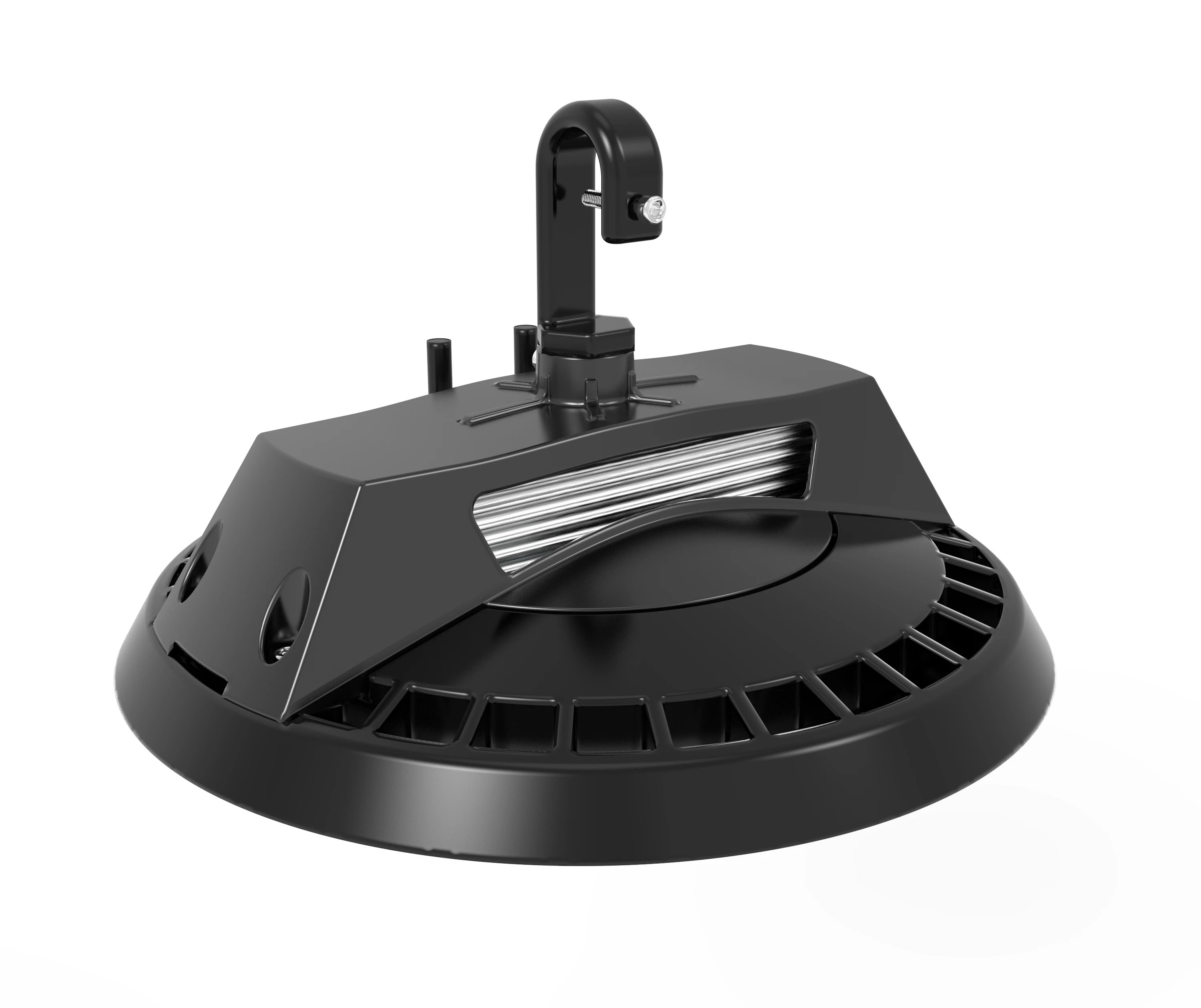 Industrial for warehouse/supermarket microwave sensor dimmable 100w 150w 200w ufo led high bay light