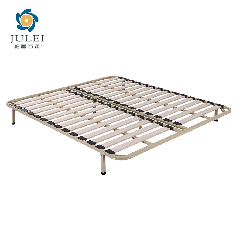 Factory Supply Custom Super Single Bed Frame Steel Spring Metal Bed Frame 90x190 cm