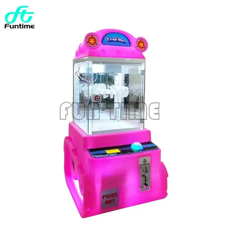Hot Sale Toy Vending Machine Coin Operated Video Game Consoles Mini Clip Claw Crane Machine For Kids