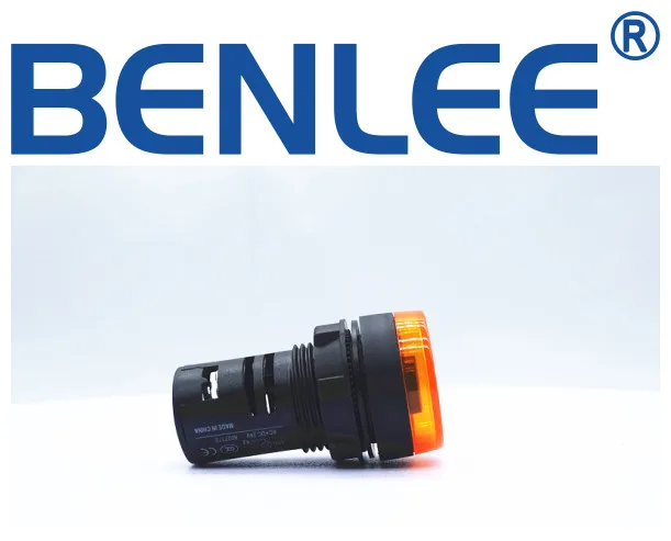 22mm IP65 Buzzer BENLEE  12V 24V 110V 220v industrial plastic Flashing buzzer with lamp