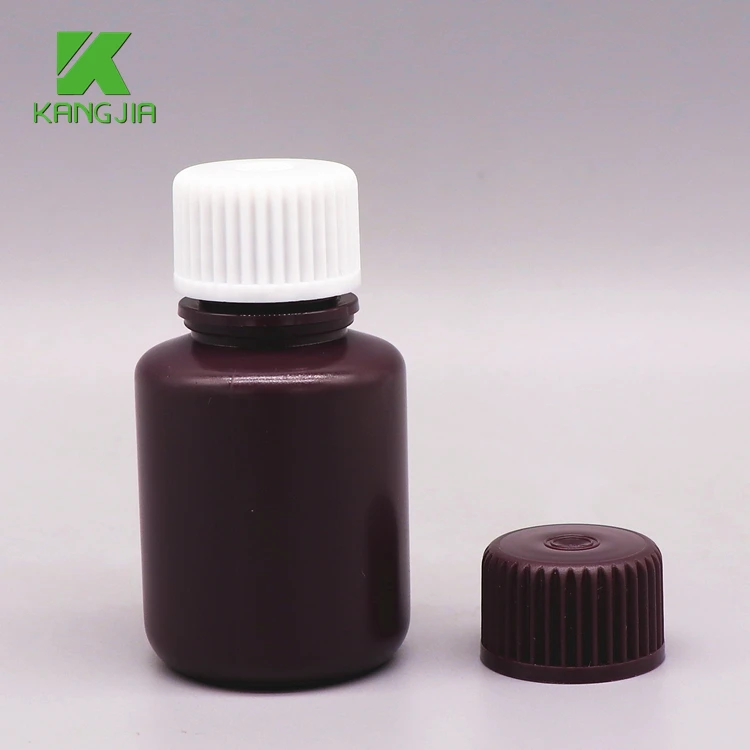 WashFree Reagent Bottle With Narrow Mouth Round Plastic Empty Bottle HDPE Professional Supplier