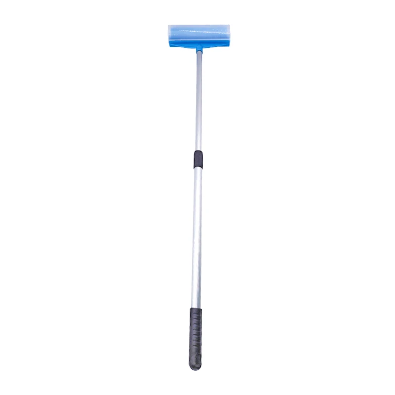 Telescopic Long handle Lint Roller brush  Washable  silica gel Lint Roller for Cleaning Dust