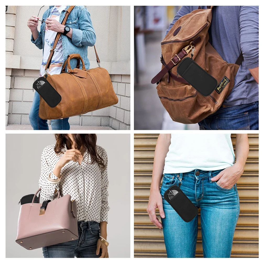 Neoprene Eyeglasses Cases Bags Waterproof Sunglass Organizer Pouch with Carabiner Hook Travel Sun glass Box Eye glasses Cases