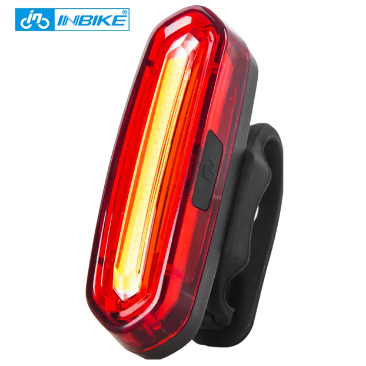 INBIKE Bicycle Accessories Rear Lights USB Portable Cycling Multifunctional LED Tail Light Bike