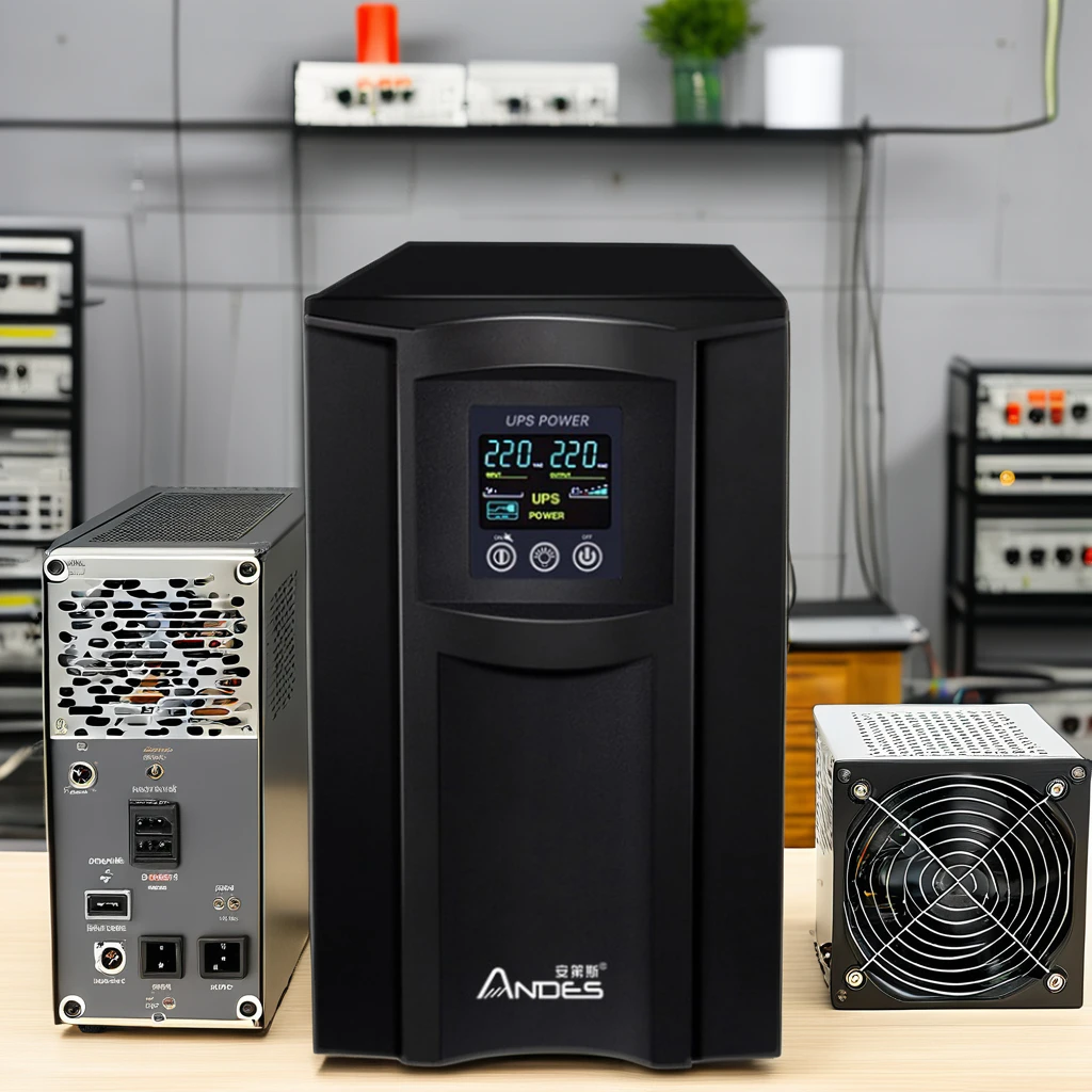 UPS 2000VA Interactive Pure Sine Wave Generator Standby Uninterruptible Power Supply Unit Single Phase AC Application Home Use