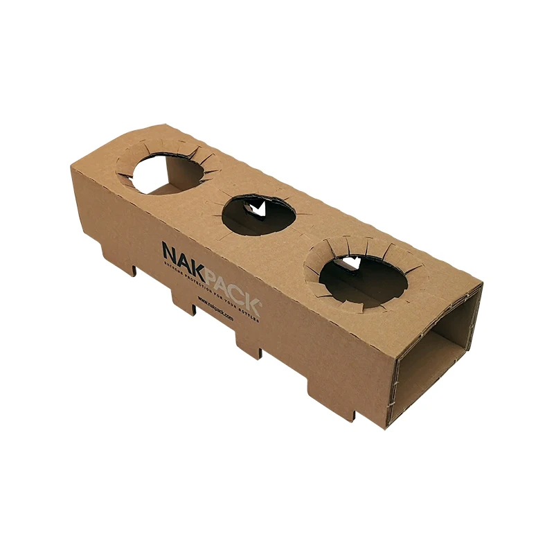 Custom Factory Print Produce High Quality Double Wall Bearing Corrugated Carton Wine Shipping Paper Packaging Box