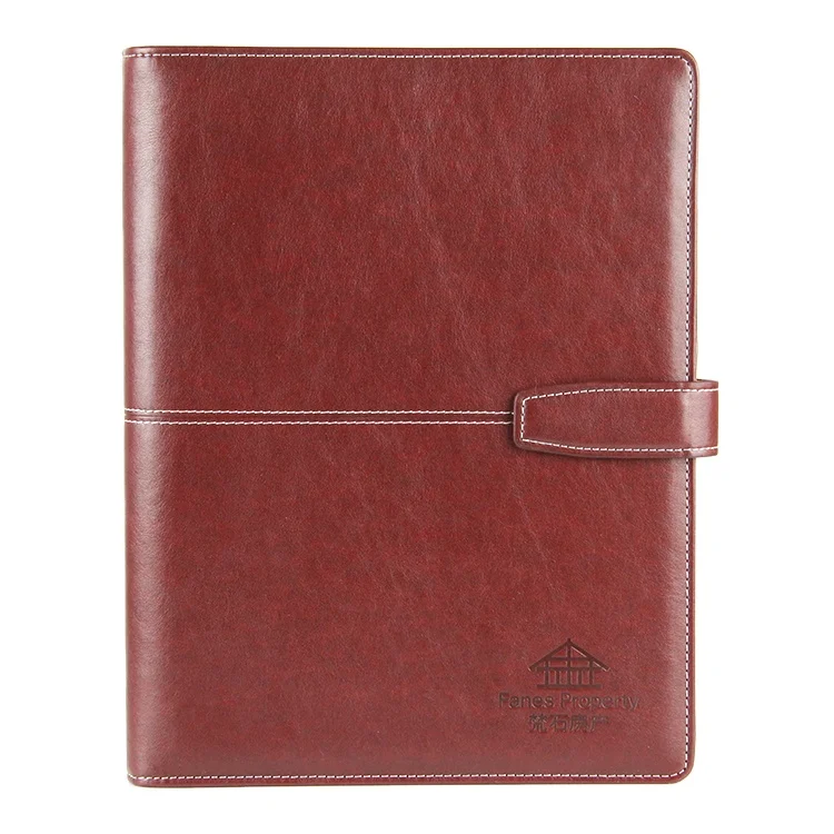 Business style notebook OEM agenda organizer with PU cover customize color softcover hardcover