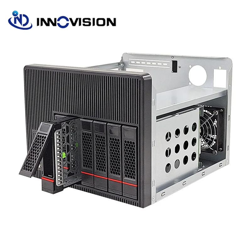 Tooless HDD 6bays NAS server case with 6gb sata backplane for NAS storage server