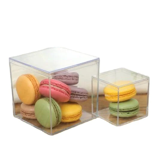 Clear Acrylic Plastic Square Cube Small Acrylic Box with Lid Storage for Candy Pill, Tiny Jewelry, Gifts