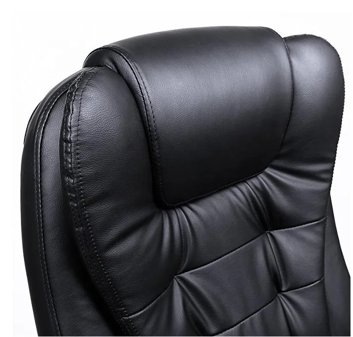 Office Swivel Chair with High Back Large Seat and Flip-Up Armrest Computer Desk Executive Chair PU