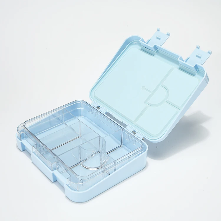 Buy Leakproof 4 and 6 Compartment Food Lunch Box Plastic Children Bento Lunch box