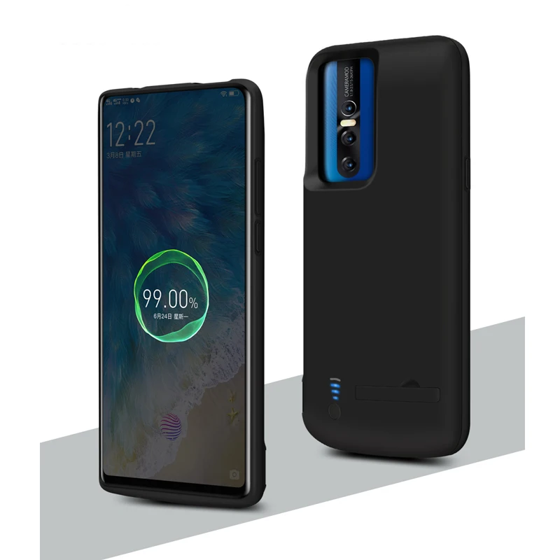 Standard wireless portable charging cases with mobile back cover battery case For Vivo X27 phone