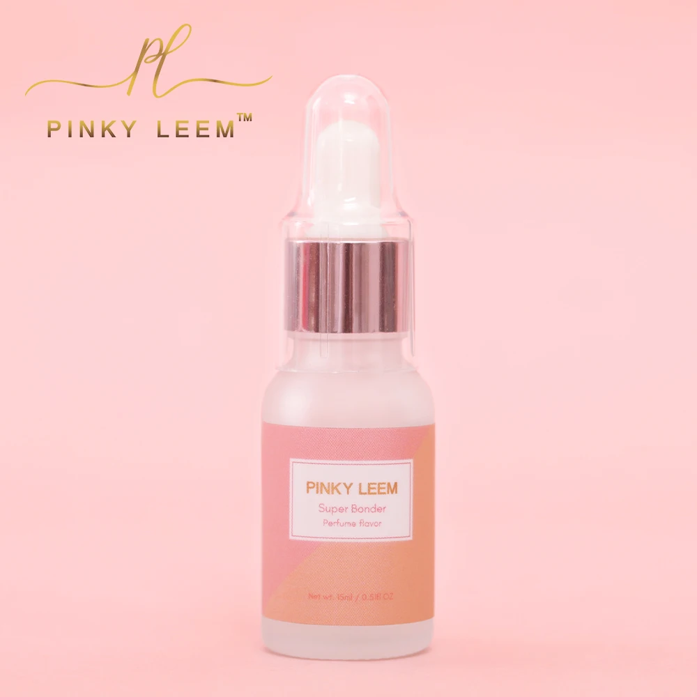 Pinky Leem  Private Label superbonder Alcohol Free Glue Accelerator scent for cluster diy lashes bond and seal lash glue