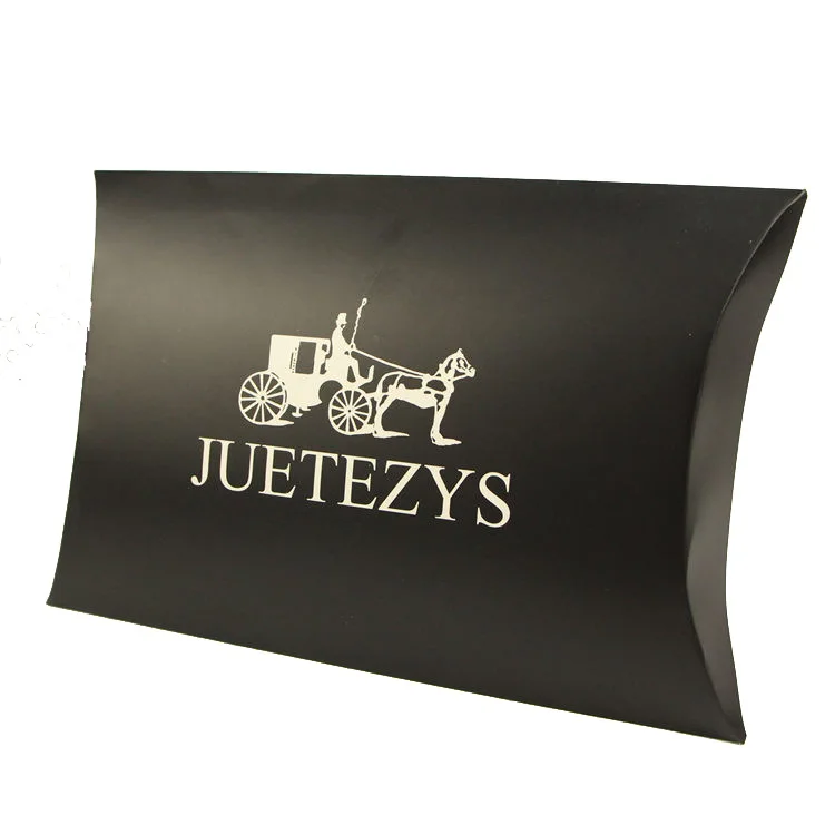 Custom luxury scarf packaging boxes fine silk scarves pillow box shaped shawls gift paper boxes