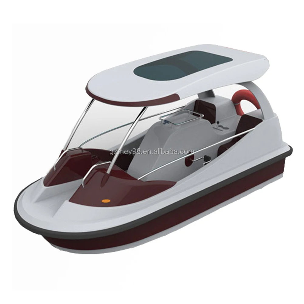 2021 New Design Water Pedal Boat with Slide for family water park amusement fiberglass play equipment Guangzhou Factory