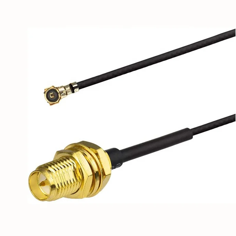 High Quality SMA Connector SMA Female to MHF4 IPEX 0.81 1.13mm Pigtail Coax Cable