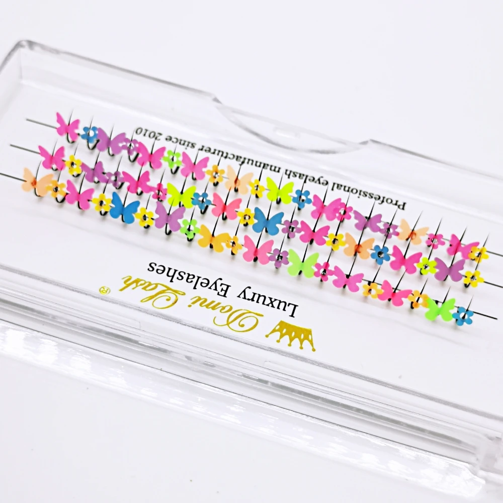 DIY Big Butterfly Lash Extension Cosplay Makeup Beauty Individual Eyelashes Extension Wholesale Supplier