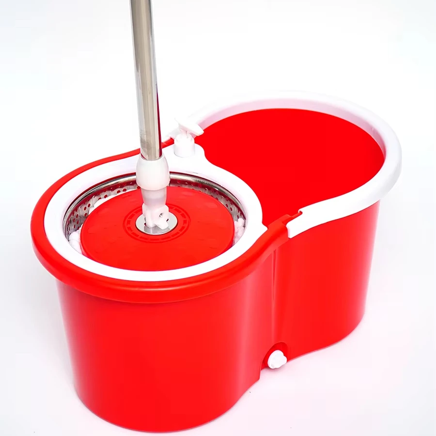 IMAXX 360 Spin Magic Mop Single Rectangle Flat Handle Dry Cleaning Mop Bucket for Household Use