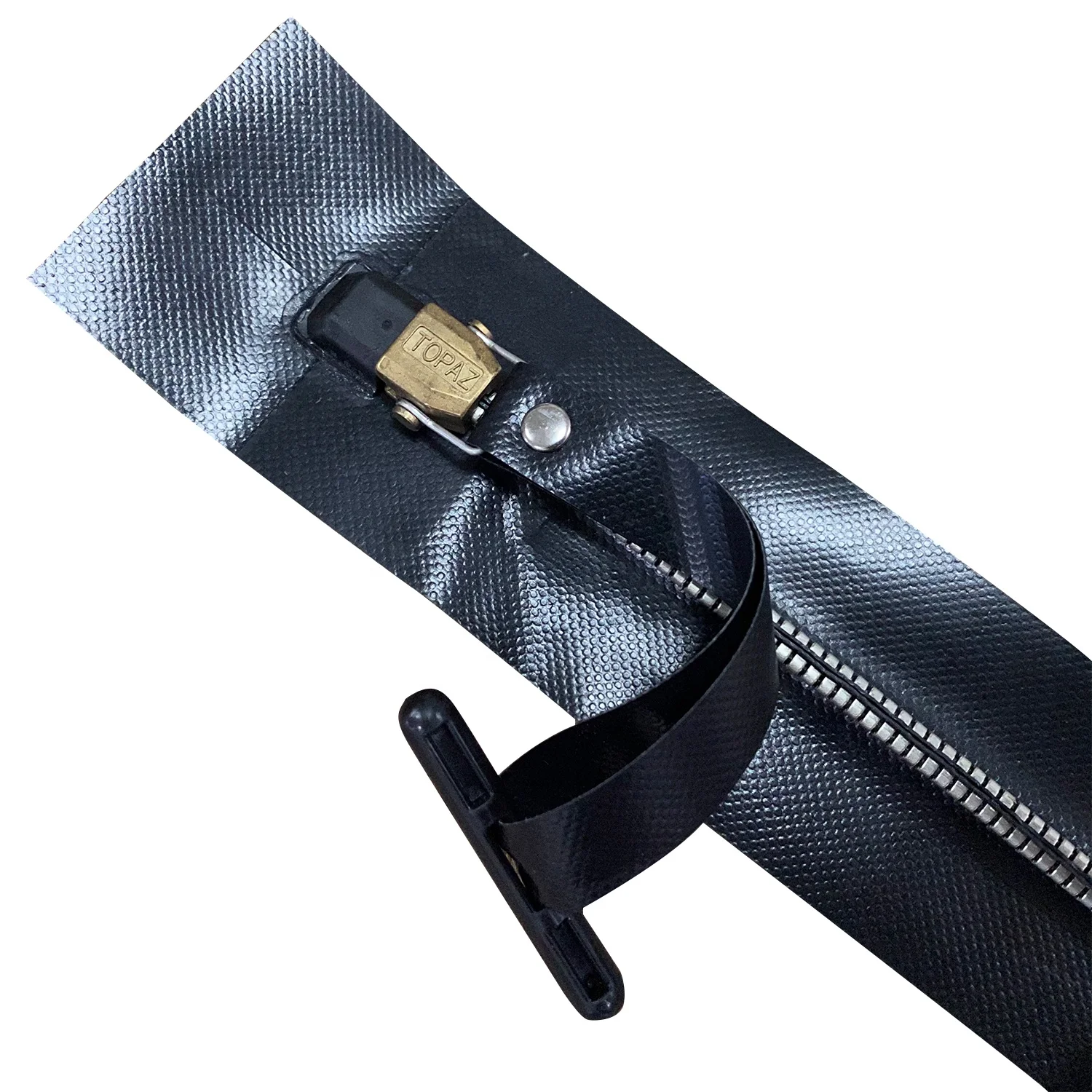 Fire-retardant Heavy Duty PVC  Airtight Zipper Waterproof Zipper Customized Length