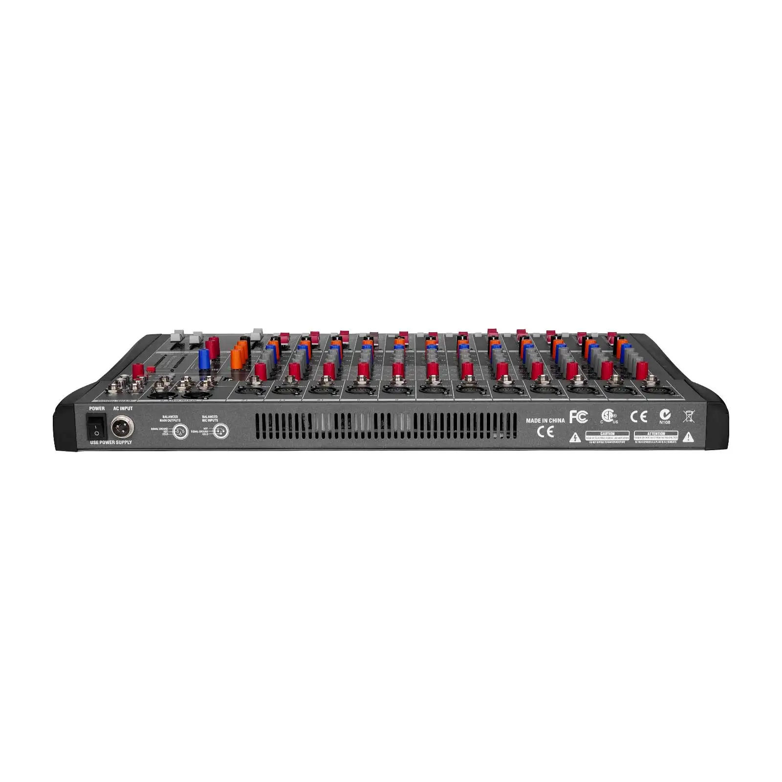 Audio mixer, audio console CT12 12 channel audio mixer for performances