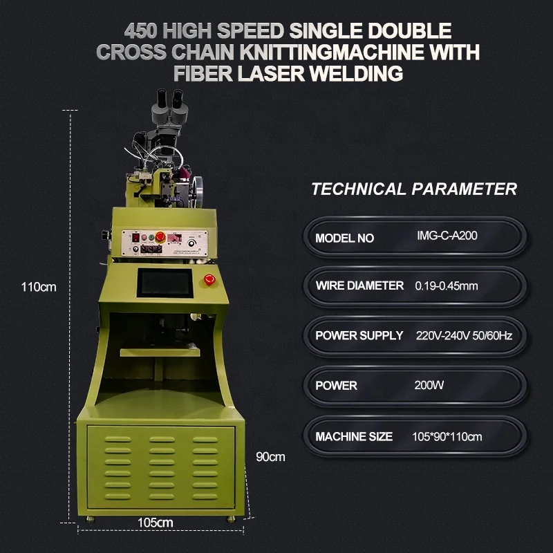 Cross chain making machine