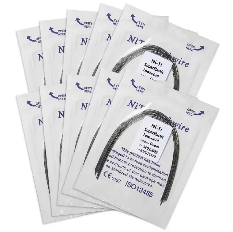orthodontic niti straight 5 meters wire in roll pack