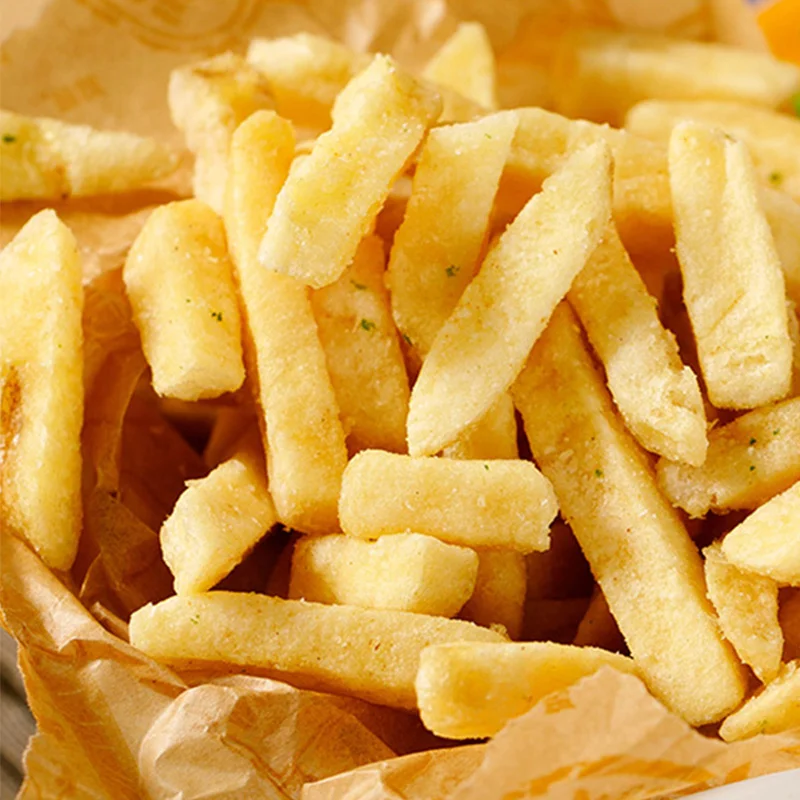 wholesale exotic snacks vegetable snacks non fried french fry cones butter honey flavored potato chips french fries