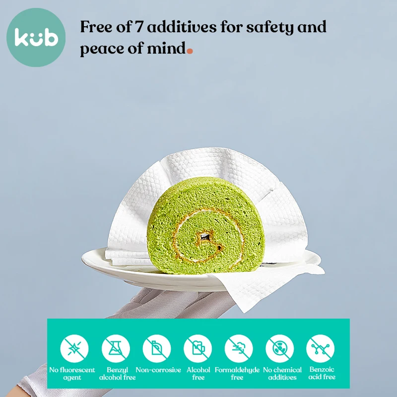 KUB оптовая продажа дешевые водонепроницаемые утолщенные детские влажные салфетки из спанлейса нетканого материала для очистки