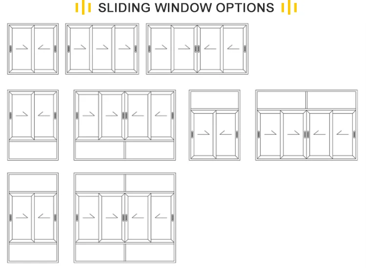 High quality cheap balcony commercial aluminium alloy sliding glass basement windows replacement