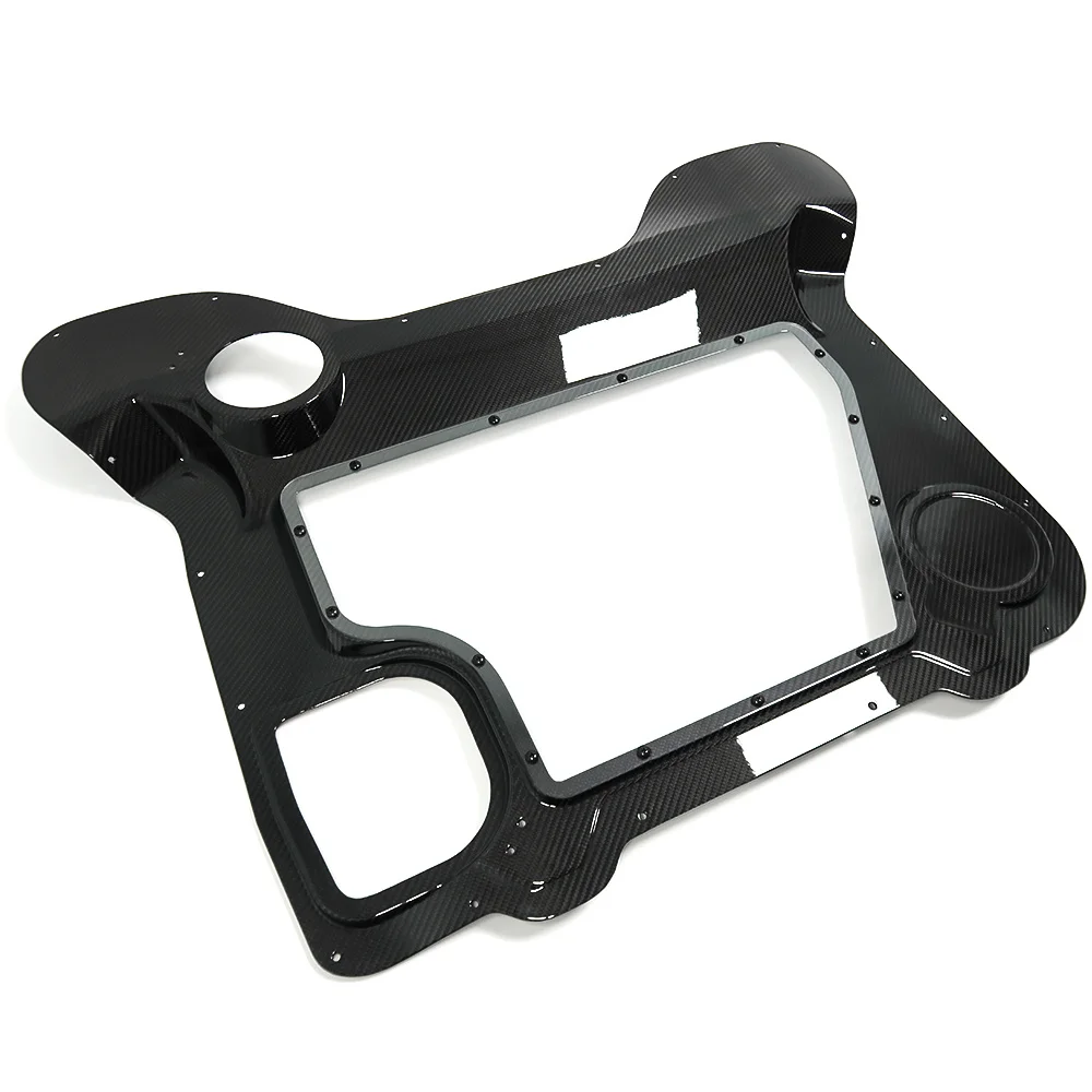 Interior Trim Dry Carbon Fiber Engine Hood Frame Cover For Chevrolet Corvette Stingray SportsC8 Z51 Z06 20020 2021 2022 2023