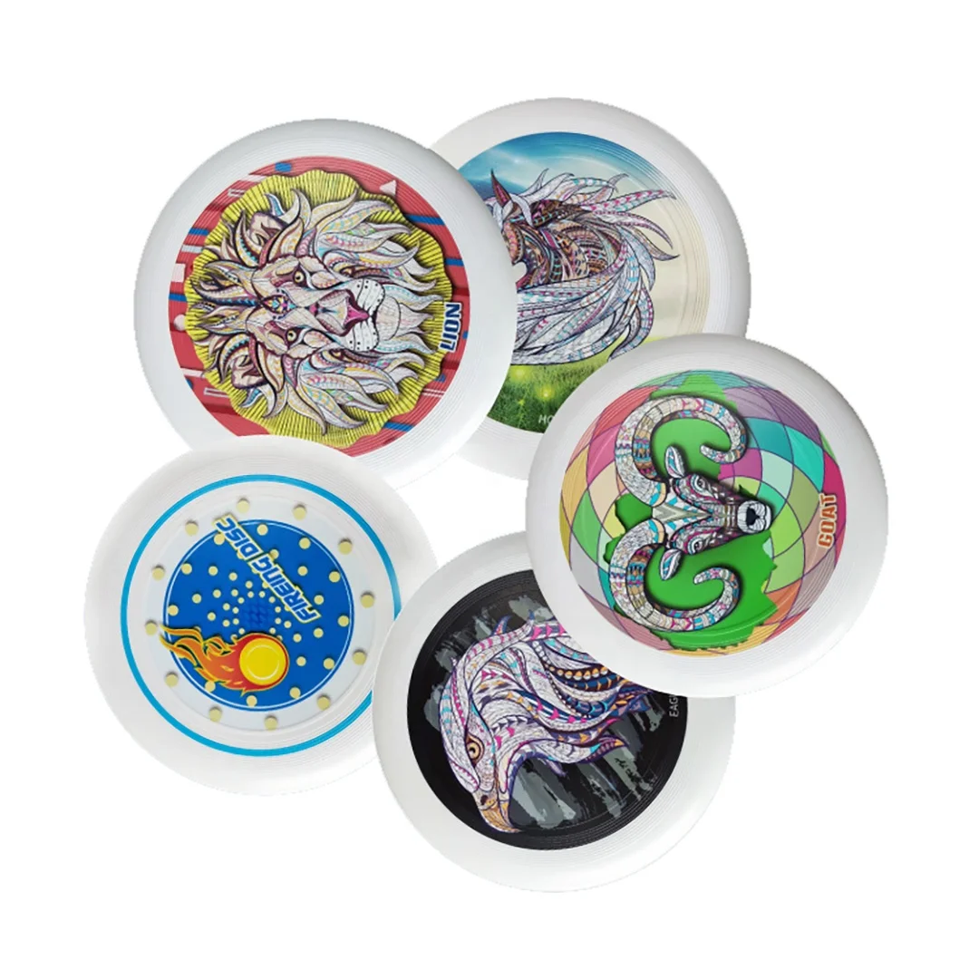 Custom Promotional Full Color Professional Sports Frequent Flyer 175 Gram Ultimate Flying Disc