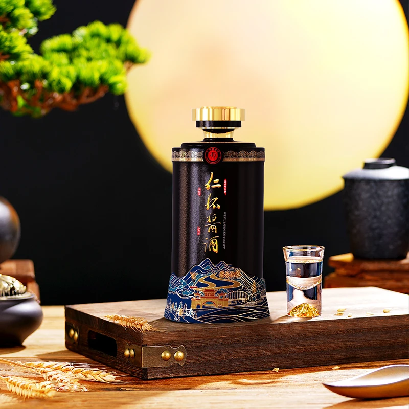 In Stock 500ml Baijiu White Liquor Bottle Packed For Banquet Variety Chinese Liquor