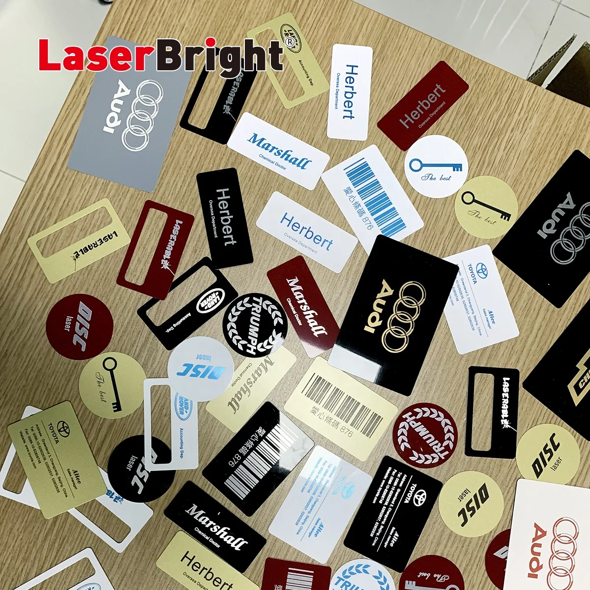 Laser engraving aluminum sheet two layers engravable Aluminum blanks Laserable Aluminum metal coated blank double color sheet