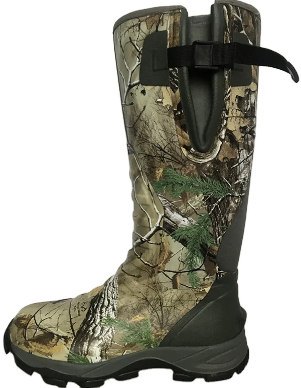 Waterproof Outdoor Camouflage Neoprene Rubber Boots For Hunting