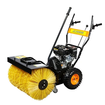 New Hand Push Type Small Residential Property Brush Snow Plow Snow Removal Machine for Sale