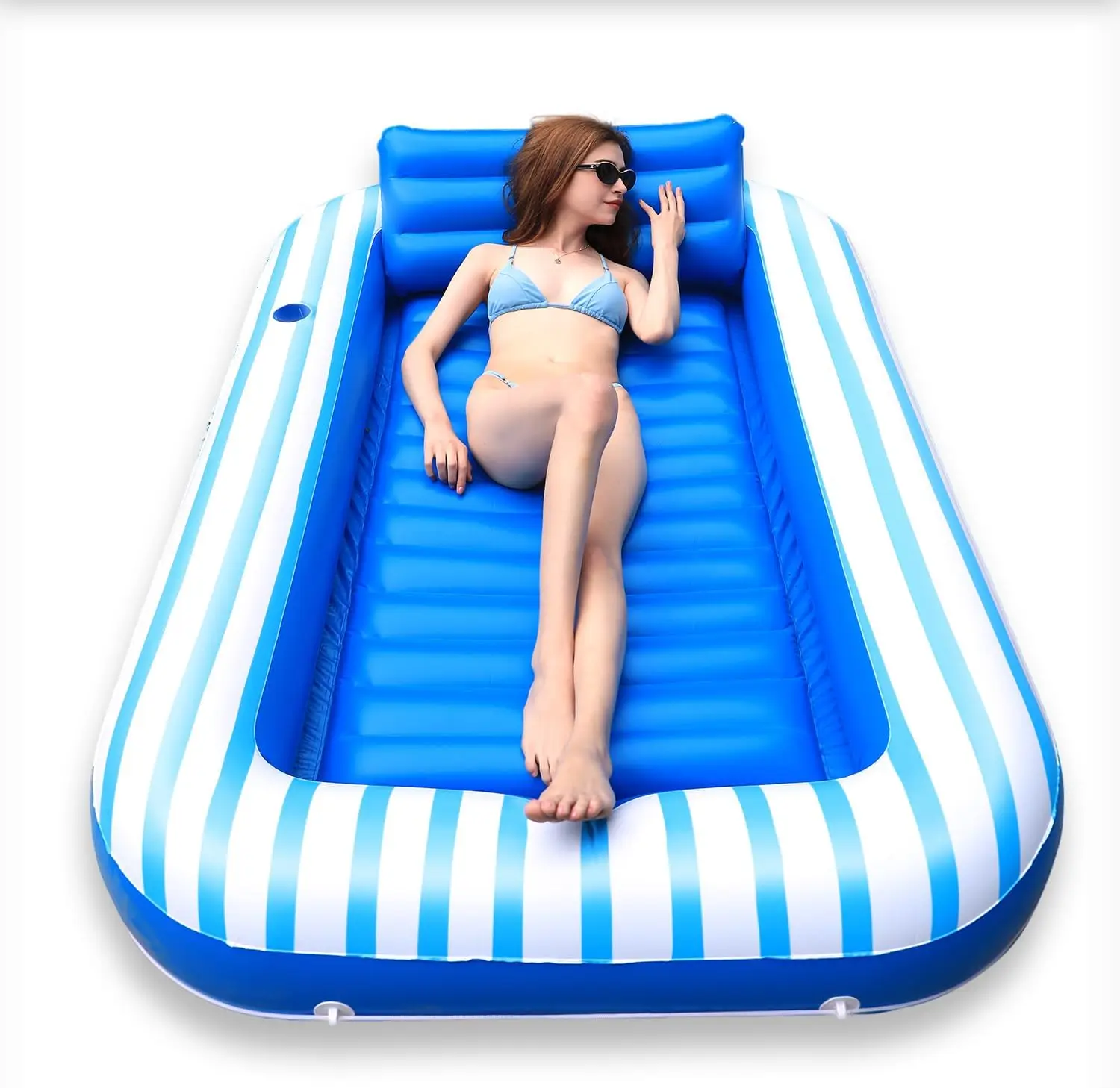 Летние водные шезлонги с подушками большие съемные надувные ванны ванна для загара плавающий бассейн