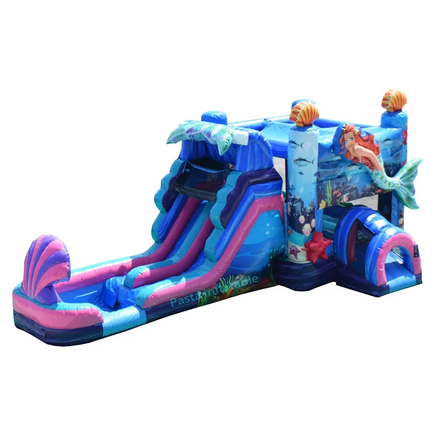Commercial Inflatable unicorn Bounce House Slide Combo Jumping Castle Bouncer