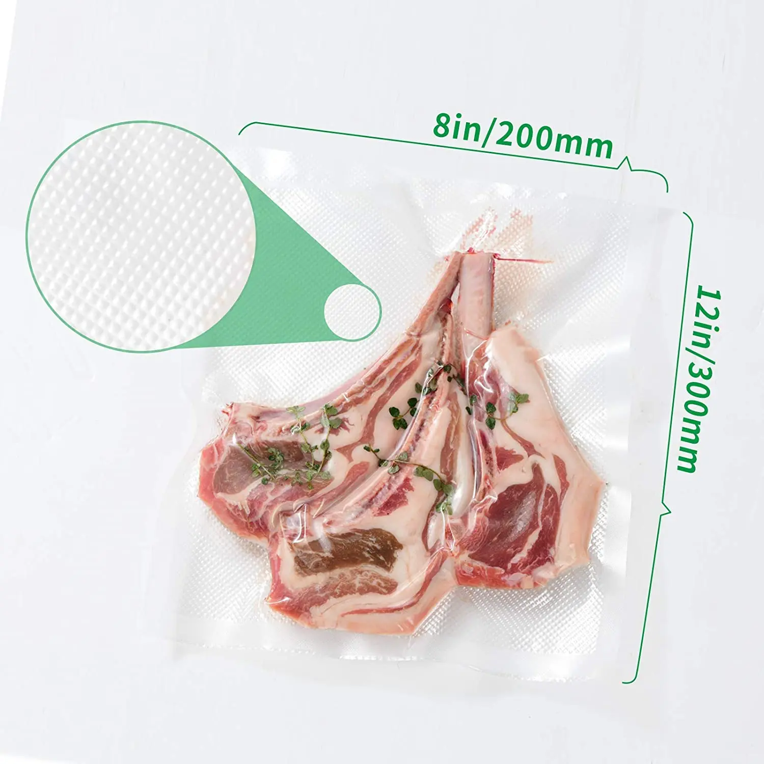 OOTD 30*40 Vacuum Bag Storage Bag for Vacuum Sealer OEM Customized Household Vacuum Sealer Bag