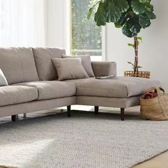 Hot selling luxury modern nova healthy cheap bedroom simple nice fabric living room sectional sofa