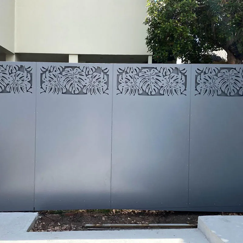 Metallic Fence Adjustable Accessories Aluminum Sheet Metal Fencing