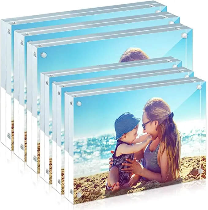 Magnetic acrylic funny photo picture frame