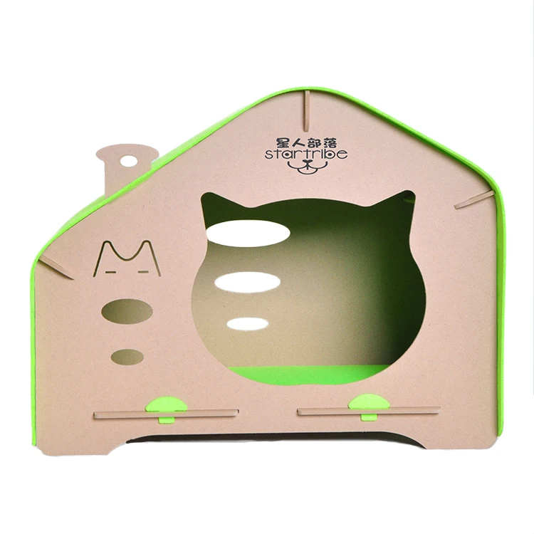 Hot Sale Custom Indoor Luxury Solid Wood Pet House Cat Villa Wooden Pet Cat House Best Seller