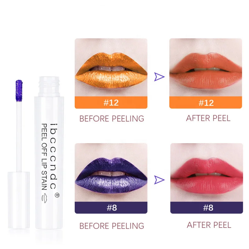 Amazing Hot Ibcccndc 2pcs Peel Off Lip Stain Lipstick Lip Activator Set Waterproof Non Sticky Lip Gloss Charm Lipgloss Kit