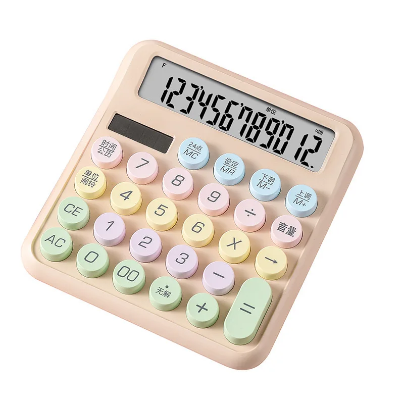 12 digts battery  calculator for cheating color calculator and financial calculator zhejiang