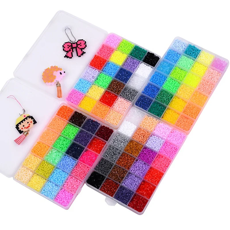 Factory directly sale kids diy hama beads 2.6mm mini perler fuse beads