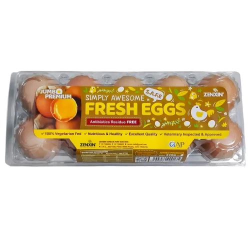 Malaysia Fresh Chicken Eggs Zenxin Antibiotic Free Jumbo Premium Eggs