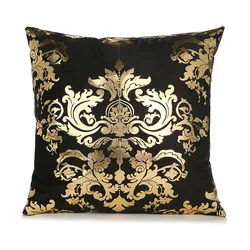 Modern Luxury Soft Geometric Foil Print Lattice Sofa Couch Decorative Cushion Covers Pillow Case Pillowcase