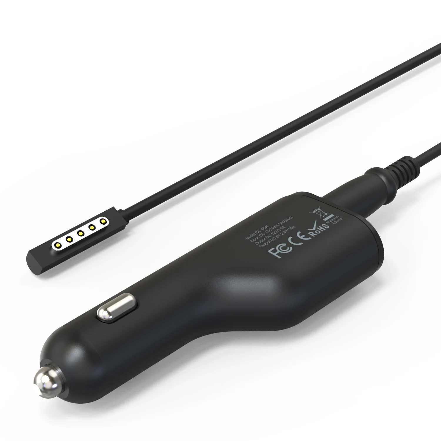 Vnew hot sell 48W 12V 3.6A Car Charger Surface ac dc USB pd travel Adapter Power Supply for Microsoft Surface