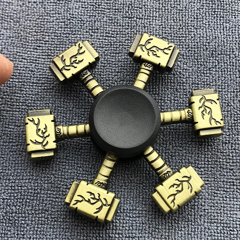Factory hot sale bronze metal fidget spinner Creative Alloy Spinning top Decompression toy
