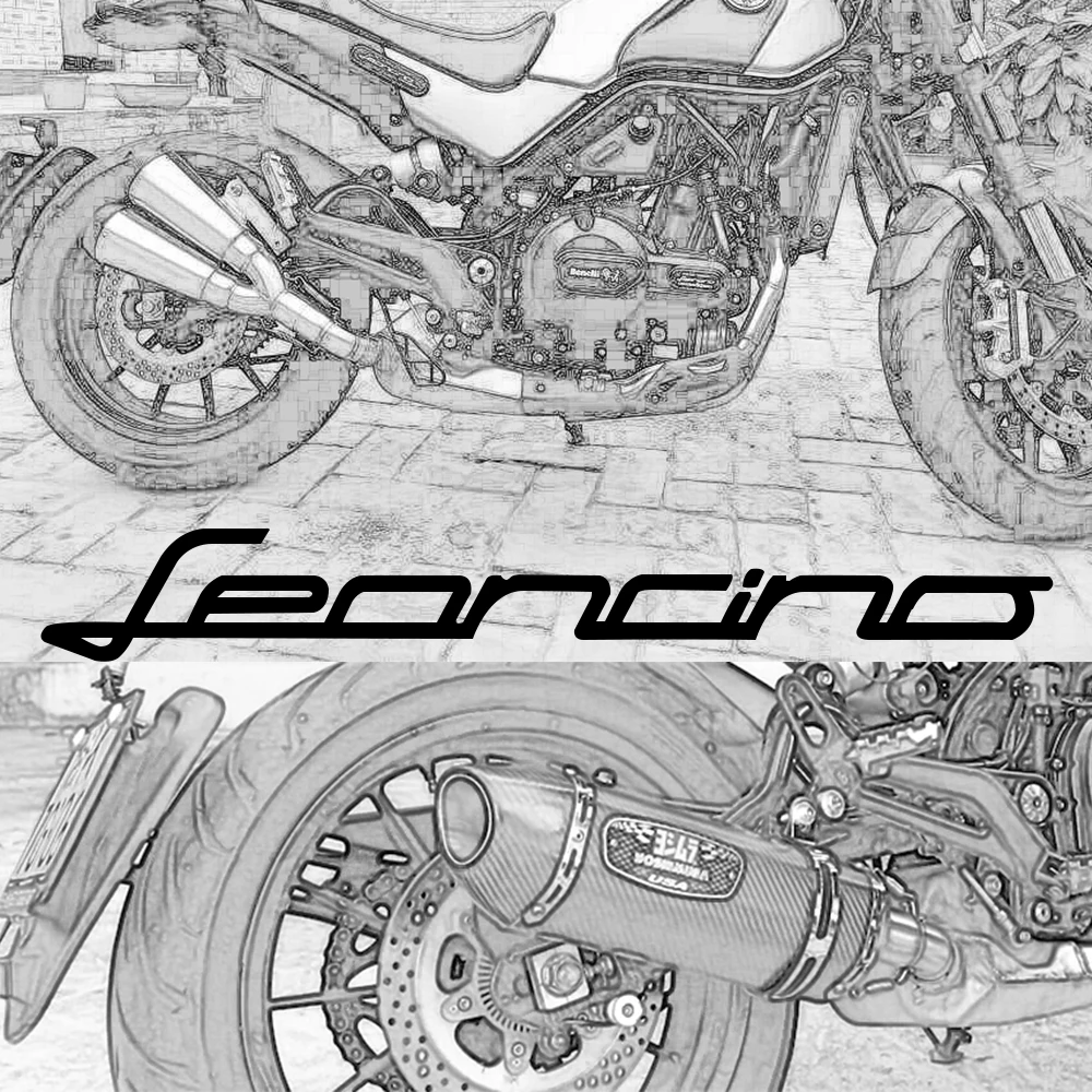 Muffler For Motorcycle Exhaust 38/51mm With DB killer Motorbike silencer FOR Benelli Leoncino 500 leoncinX 2016-2018 Leoncino500